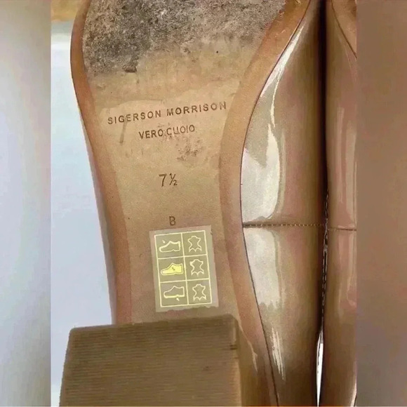 Sigerson Morrison Women's Kairos Patent Leather Mary Jane Pumps 7.5 - Picture 9 of 9